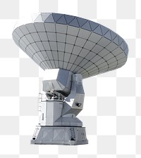 Satellite dish png sticker, transparent background