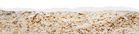 Beach sand png ripped paper border, transparent background