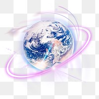 PNG global technology, earth clipart in transparent background