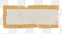 PNG paper tape, brown kraft with copys pace in transparent background