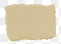 Cardboard torn paper png cut out rectangular strip collage element on transparent background