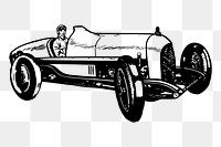 Classic car png sticker illustration, transparent background. Free public domain CC0 image.