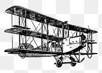 Triplane png sticker illustration, transparent background. Free public domain CC0 image.