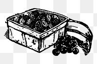 Fruit box png sticker illustration, transparent background. Free public domain CC0 image.