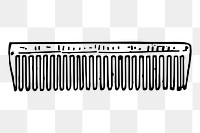 Comb png sticker illustration, transparent background. Free public domain CC0 image.