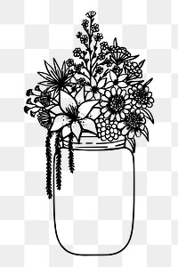 Mason jar png sticker illustration, transparent background. Free public domain CC0 image.