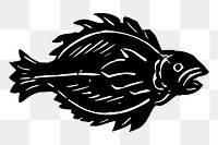 Fish png sticker illustration, transparent background. Free public domain CC0 image.