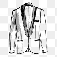 Formal suit png sticker illustration, transparent background. Free public domain CC0 image.