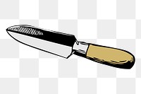 Trowel png sticker illustration, transparent background. Free public domain CC0 image.