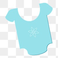 Baby pajamas png sticker, care equipment illustration, transparent background. Free public domain CC0 image