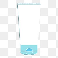 Cream bottle png sticker, care equipment illustration, transparent background. Free public domain CC0 image