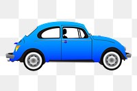 Classic car png sticker, vintage vehicle illustration, transparent background. Free public domain CC0 image