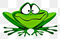 Frog png sticker, animal illustration, transparent background. Free public domain CC0 image