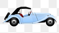 Classic car png sticker, vintage vehicle illustration, transparent background. Free public domain CC0 image