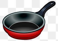 Pan png sticker, kitchenware illustration, transparent background. Free public domain CC0 image