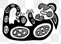 Aboriginal shape png sticker illustration, transparent background. Free public domain CC0 image