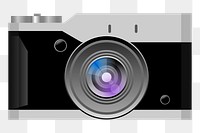 Camera png sticker illustration, transparent background. Free public domain CC0 image.