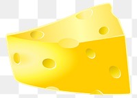 Cheese png sticker, food illustration, transparent background. Free public domain CC0 image