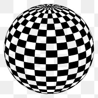 Ball png sticker, pattern illustration, transparent background. Free public domain CC0 image