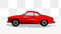Classic car png sticker, vintage vehicle illustration, transparent background. Free public domain CC0 image