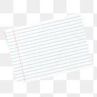 Paper page png sticker, transparent background. Free public domain CC0 image.