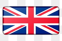 Union Jack png sticker, transparent background. Free public domain CC0 image.