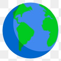 Earth png sticker, transparent background. Free public domain CC0 image.