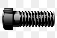 Bolt png sticker, transparent background. Free public domain CC0 image.