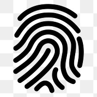 Thumb print png sticker illustration, transparent background. Free public domain CC0 image.