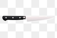 Kitchen knife png sticker, illustration, transparent background. Free public domain CC0 image