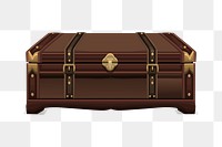 Storage chest png sticker illustration, transparent background. Free public domain CC0 image.