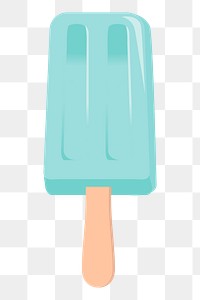 Popsicle ice-cream png sticker, dessert illustration, transparent background. Free public domain CC0 image