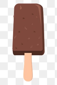 Popsicle ice-cream png sticker, dessert illustration, transparent background. Free public domain CC0 image