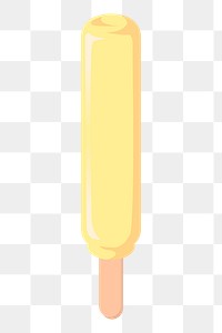 Popsicle ice-cream png sticker, dessert illustration, transparent background. Free public domain CC0 image