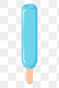 Popsicle ice-cream png sticker, dessert illustration, transparent background. Free public domain CC0 image