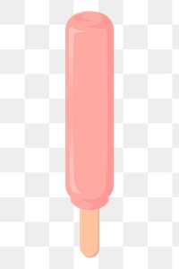 Popsicle ice-cream png sticker, dessert illustration, transparent background. Free public domain CC0 image