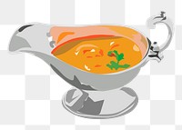 Japanese gravy png sticker, food illustration, transparent background. Free public domain CC0 image