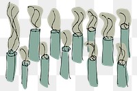 Industrial chimney png sticker object illustration, transparent background. 