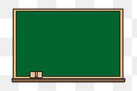 Chalkboard png sticker education illustration, transparent background. Free public domain CC0 image.