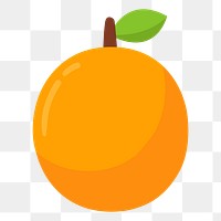 Tangerine png sticker fruit illustration, transparent background. Free public domain CC0 image.