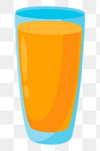 Orange juice png sticker drink illustration, transparent background. Free public domain CC0 image.