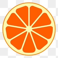 Grapefruit png sticker fruit illustration, transparent background. Free public domain CC0 image.