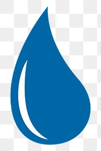 Water drop png sticker environment illustration, transparent background. Free public domain CC0 image.