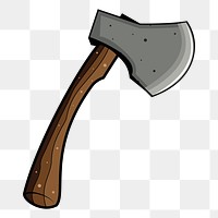 Axe png sticker weapon illustration, transparent background. Free public domain CC0 image.