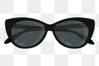 Sunglasses png sticker, transparent background. Free public domain CC0 image.