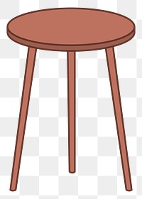 Bar table png sticker, transparent background. Free public domain CC0 image.