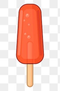 Popsicle png sticker, transparent background. Free public domain CC0 image.