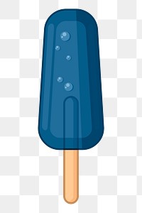 Popsicle png sticker, transparent background. Free public domain CC0 image.