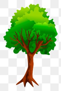 Tree png sticker, transparent background. Free public domain CC0 image.