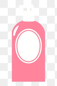 Shower bottle png sticker, transparent background. Free public domain CC0 image.